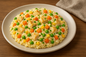 Creamy Chicken and Cheese Rice